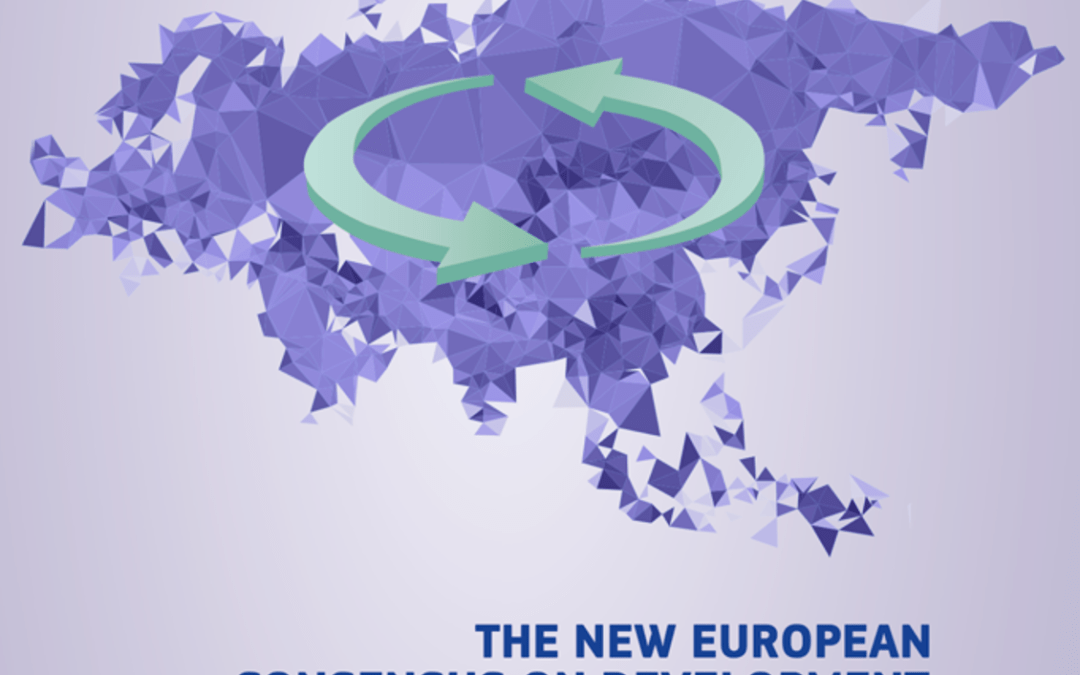 Cover of the New European Consensus on Development